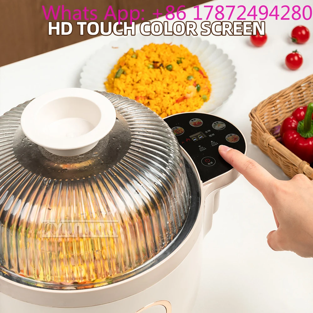 1400W High-power Dish Stir Fry Machine Automatic Cooking Machine Multifunctional Electrodomesticos Para Cocina