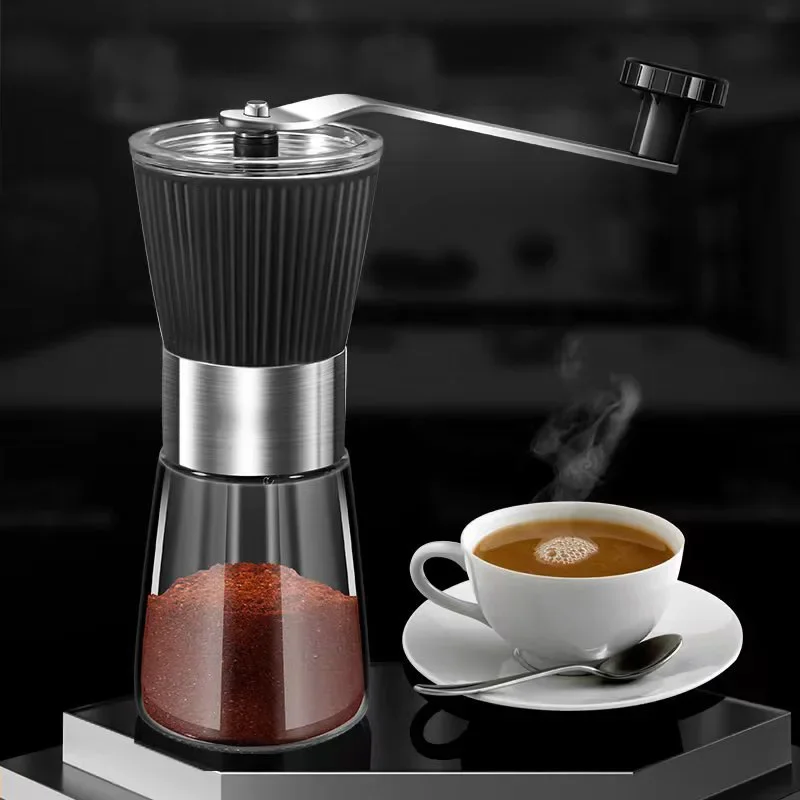 New Design 304 Stainless Steel Hand Coffee Grinder Home Multifunctional Large Capacity Portable Coffee Grinder