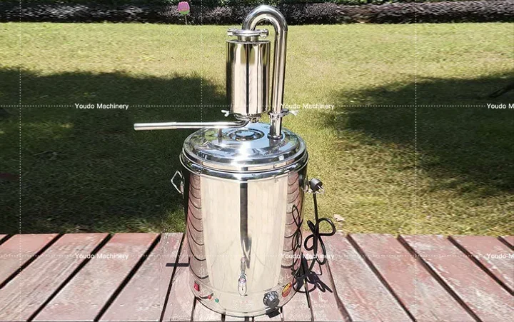 10L 21L 55L مستخرج الزيوت العطرية المنزلية جهاز تقطير الزيوت العطرية