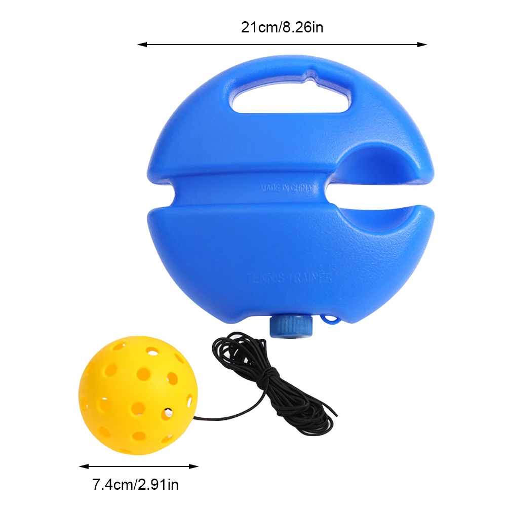 Pickleball Training Aids Bases With Elastic Rope Ball Professional Pickleball Practice Tool Self-Duty Rebound Pickleball Trainer