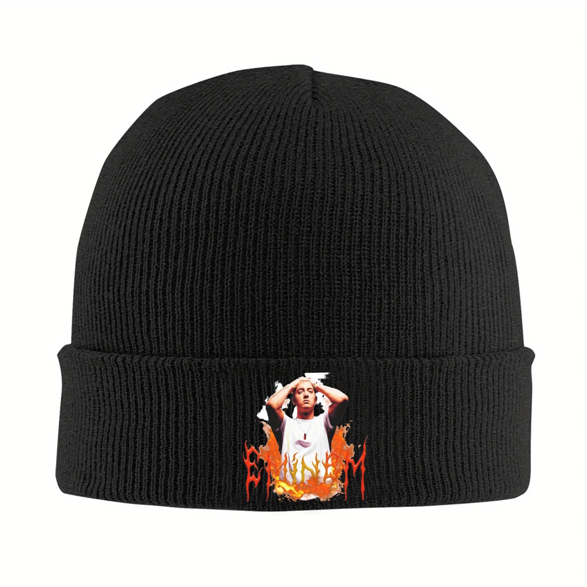 Gorros De Álbum De Eminem, Gorro De Otoño E Invierno, Gorro De Música De Hip Hop, Gorro De Punto Acrílico Unisex