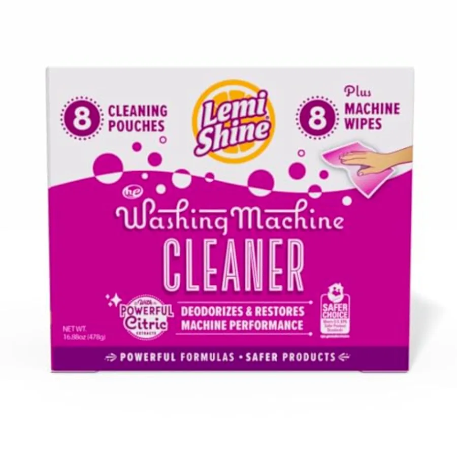 

Cleaner - Hard Water Citric Acid Cleaning Powder - Includes Cleaning Wipes - 8 Pack