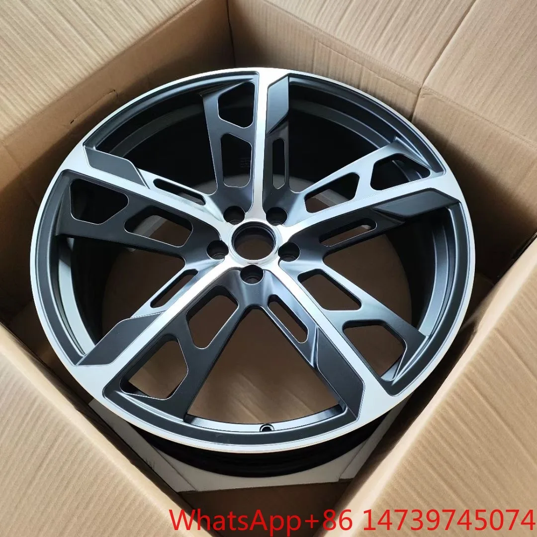 22.5 Inch 11.75‑Width Silver Forged Aluminum Truck Wheels 8‑Hole Heavy‑Duty Commercial Vehicle Rims