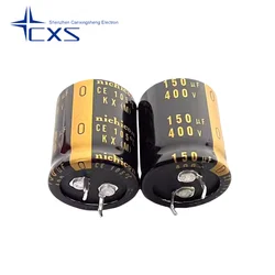 1PCS 150UF400V 400V150UF Size 25*30/40 Nichicon KX High Voltage Audio Electrolytic Capacitors