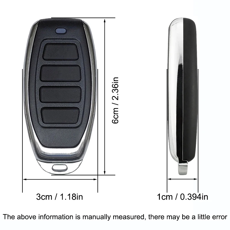 새로운 Globmatic Vella 2 4 LEO4 LEO 4 차고 문 원격 제어 868MHz 롤링 코드