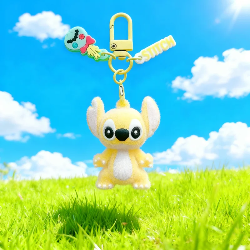 Idea creativa, llavero de punto tridimensional, Mini muñeca de dibujos animados, colgante de bolso, accesorios de joyería DIY hechos a mano