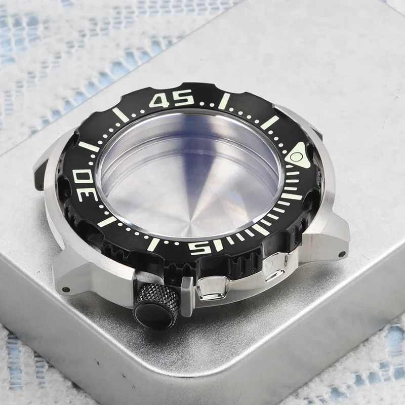 HEIMDALLRWatch-Gehäuse, 42 mm, Edelstahl, Monster-Taucheruhrengehäuse, Saphirglas, 200 m wasserdicht, geeignet für NH35/36-Uhrwerk