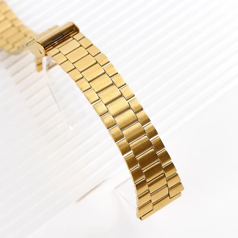 Fine Steel Watchband for CASIO A158 / A159 / A168 /A169 /B650 /AQ230/ 700 Classic Small Square Silver Block 18mm Metal Strap