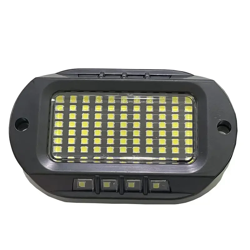 

8pc NEWEST High Power the Brightest Pure White Color 104LED Rock Light Underbody Light for All Cars Boat Motorcycle