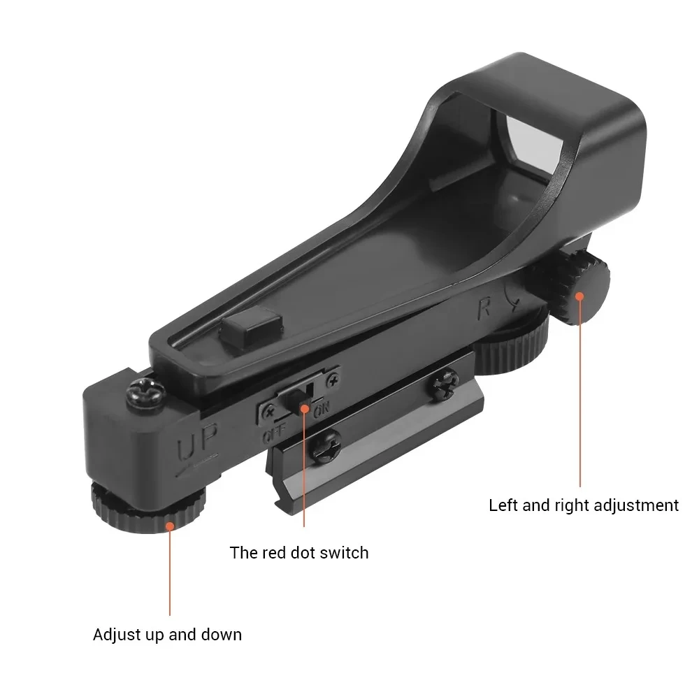 Tactical Airsoft Red Dot Sight Riflescope Toy Guns Optical Sight Fit 20mm Rail CS Game Airsoft Scope Outdoor Shooting