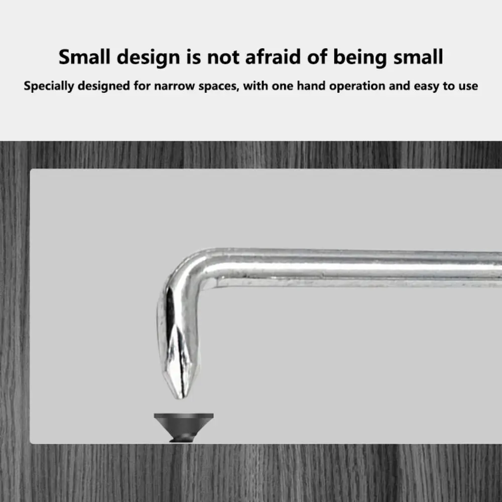 3PCS/Set Professional Elbow Bend Short Arm PH0 PH1 PH2 L-Type Screwdriver Double Headed Screwdriver Set