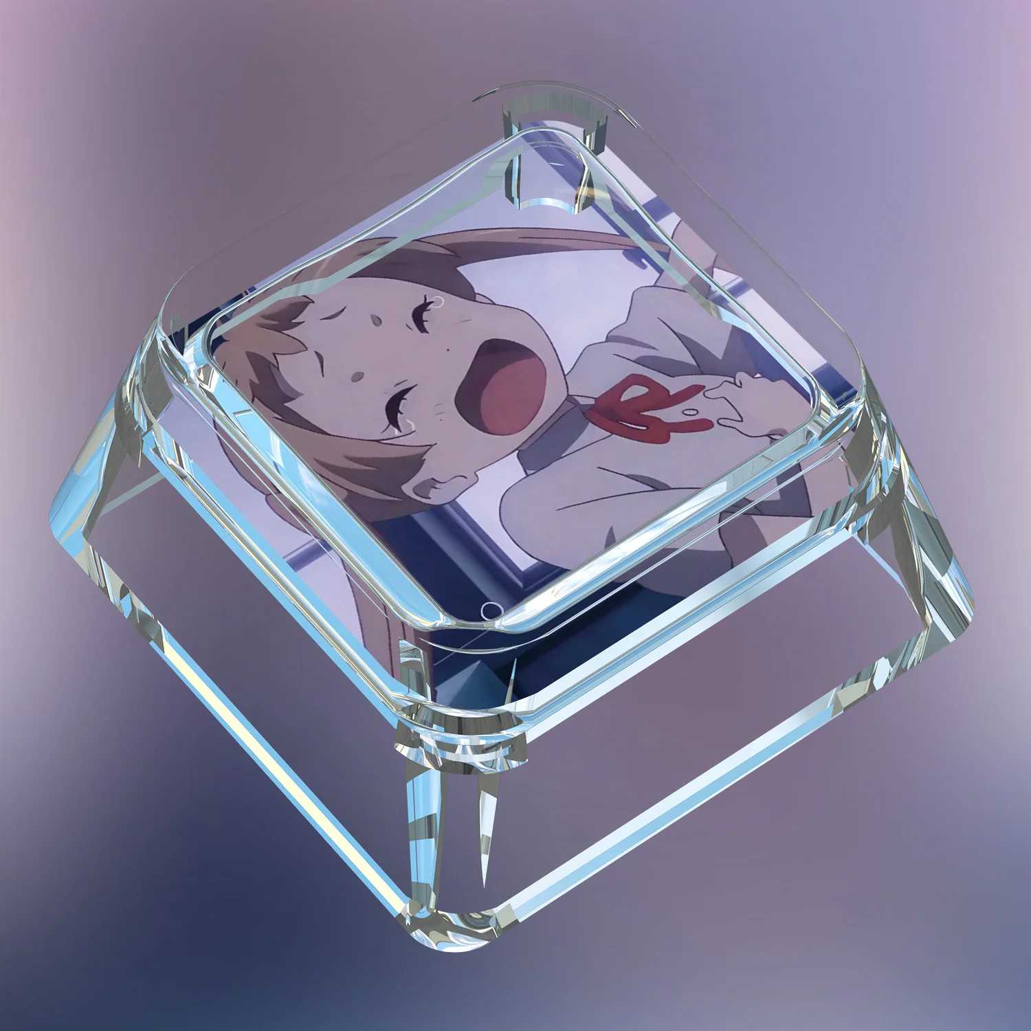 16 نماذج آلهة قصة Dekomori Sanae لوحة المفاتيح الميكانيكية Keycap شفافة نقل الضوء الميكانيكية أغطية المفاتيح دمى هدايا