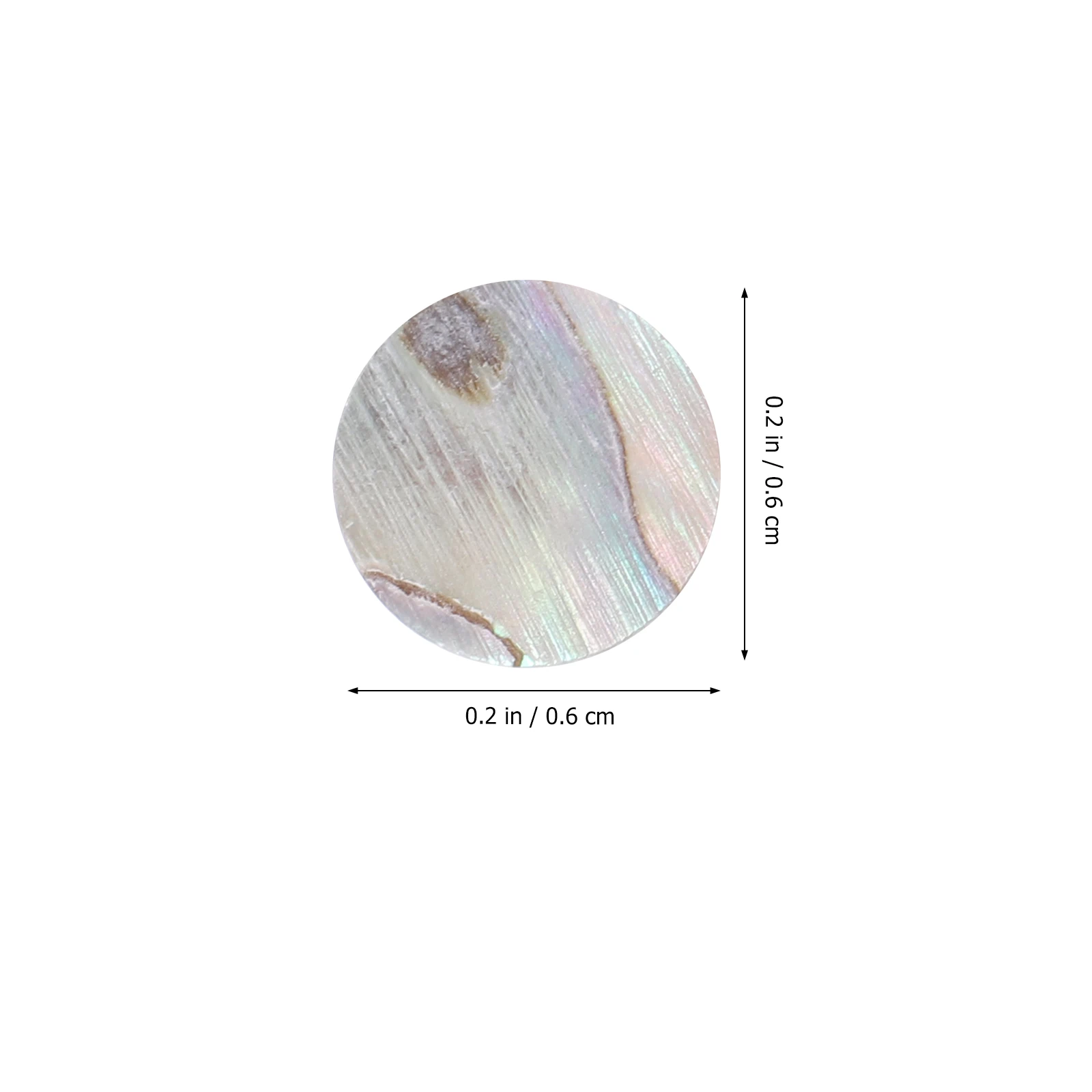 

40 Pcs Caibeiyin Dot Notation Guitar Inlays for Fretboard Side Markers Instruments Gift Dots Position Natural Abalone Finger