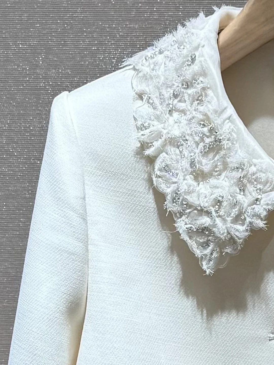 مكافحة الشيخوخة الأبيض عادية irt طوق ملابس خارجية للنساء قسط يشعر الخريف جديد وصول تخفيف Sle سليم صالح طويل Sve