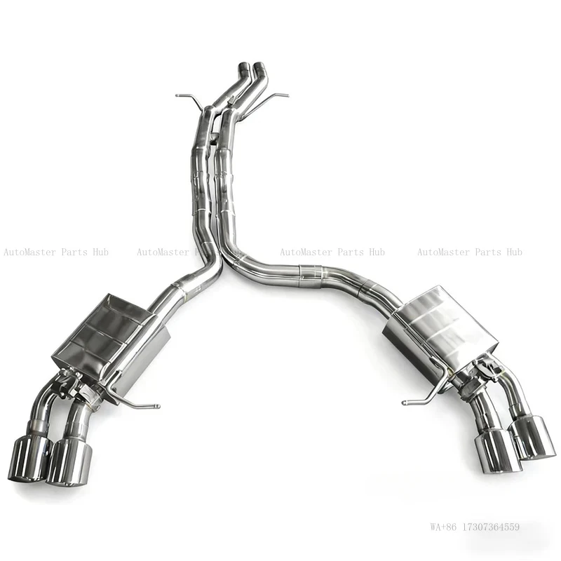

Exhaust Pipe Modification of Stainless Steel Mid-Rear Section Valved Exhaust with Adjustable Valve for 3.0T