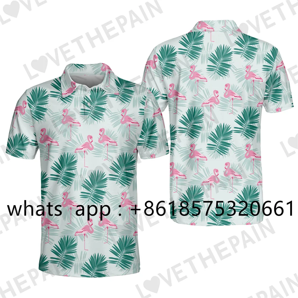 Mens Golf Polo T-shirt Classic Fashion Casual Print Clothing Polos Shirt Outdoor Table Tennis Football Sports Golf Apparel New