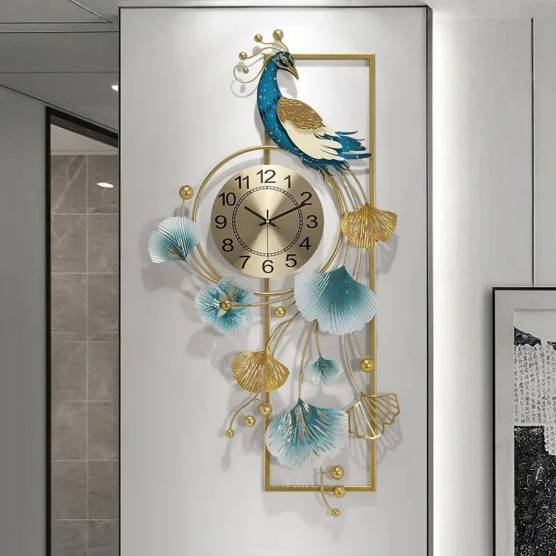 طراز صيني جديد، غرفة معيشة للاستخدام المنزلي، طراز عصري بسيط، ساعات وساعات عصرية #2