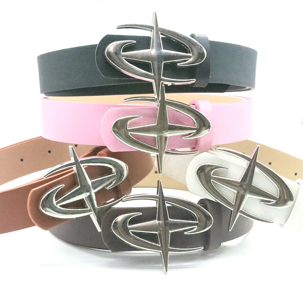 2024 Designer Belts For Women Luxury Brand Female Waist Black Punk Waistband Girls Jeans Corset diesel bb Belt Y2K Star Accesory