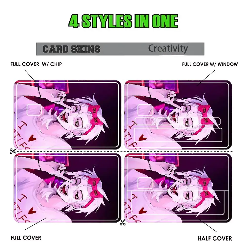 The P-Promise of H-Hope Stickers Credit Visa Debit Bank Charge Card Bus Metro Waterproof Sticker Decal Decoration