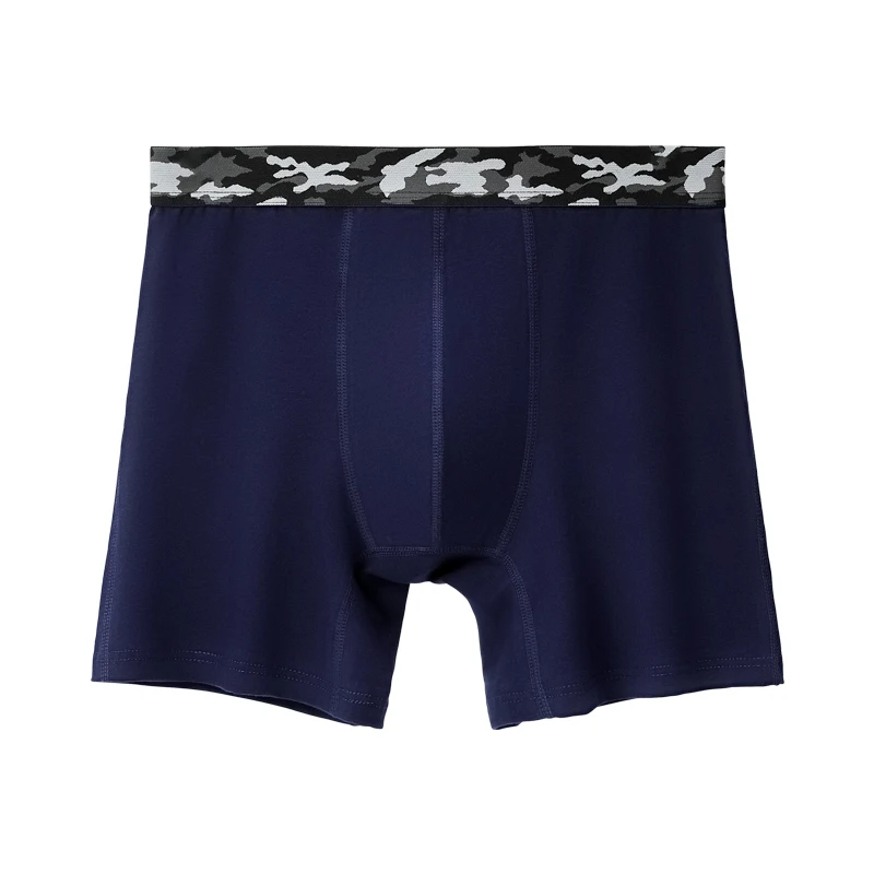 5 قطع سراويل داخلية للرجال مقاس كبير، شقوق قطنية مضادة للتآكل، سراويل رياضية سمينة، أصفاد مسطحة، سراويل ضيقة شبابية قابلة للتنفس