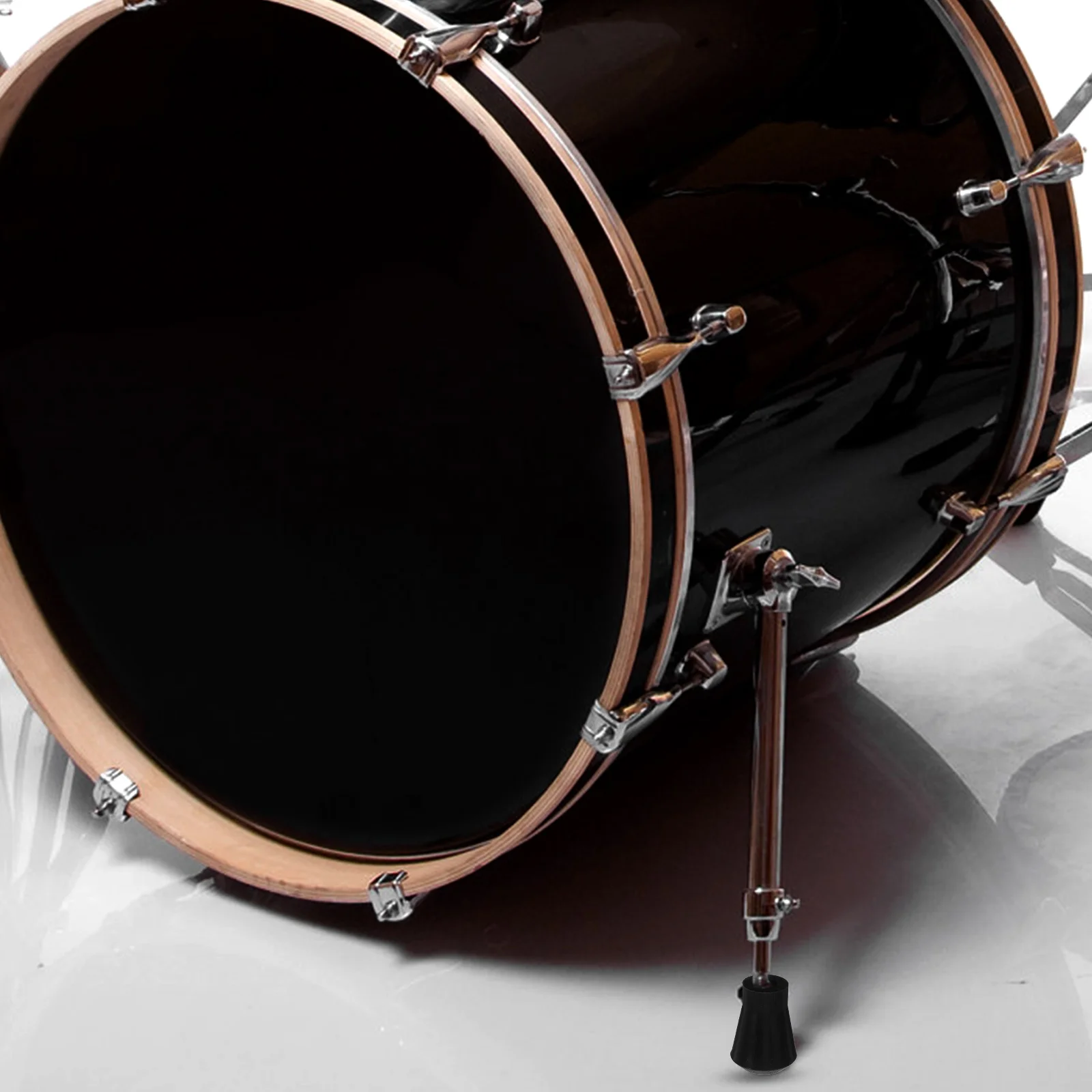 

3 Pcs Drum Pads Rubber Leg Covers Component Protective Snare Stand Legs Floor Tom Feet Protector