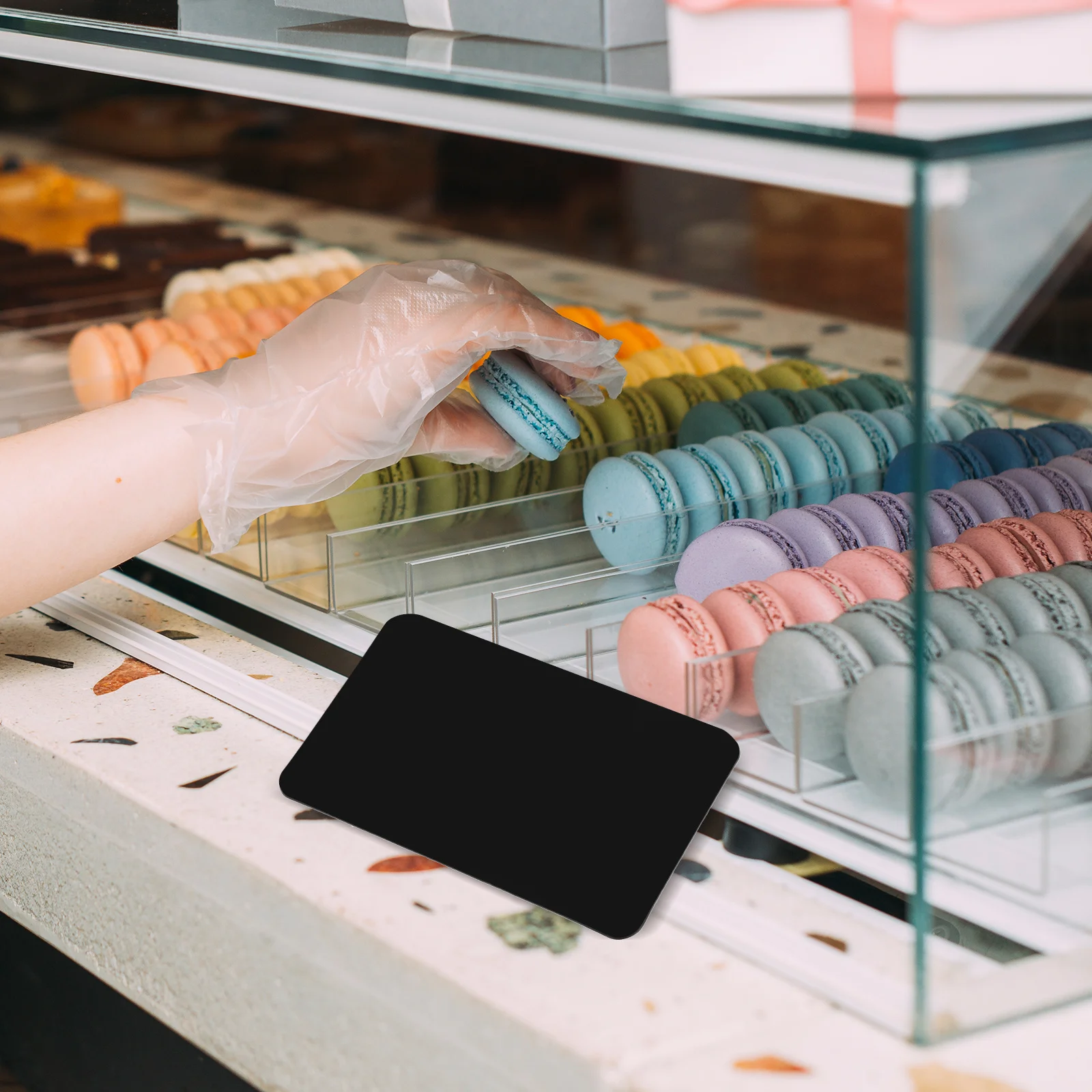 

10pcs Price Tag Holder Label Holders For Cake Shop Bakery Display Shelf Sign Clips Plastic Retail Display Stands Small