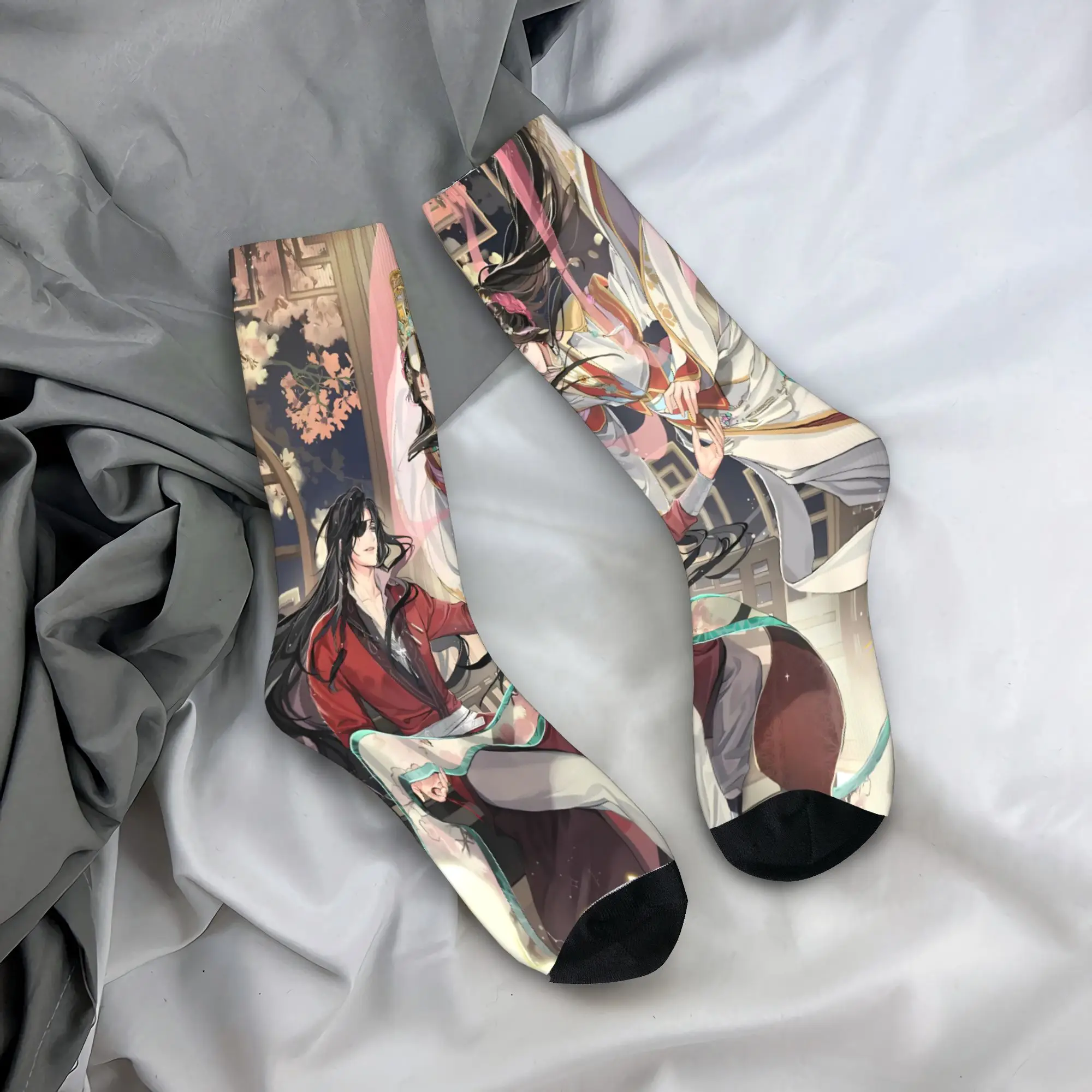 

Tian Guan Ci Fu Xie Lian & Hua Cheng Group Art Носки Kawaii Чулки Мужские Теплые Мягкие Носки Для Скейтборда Осенние Нескользящие Носки