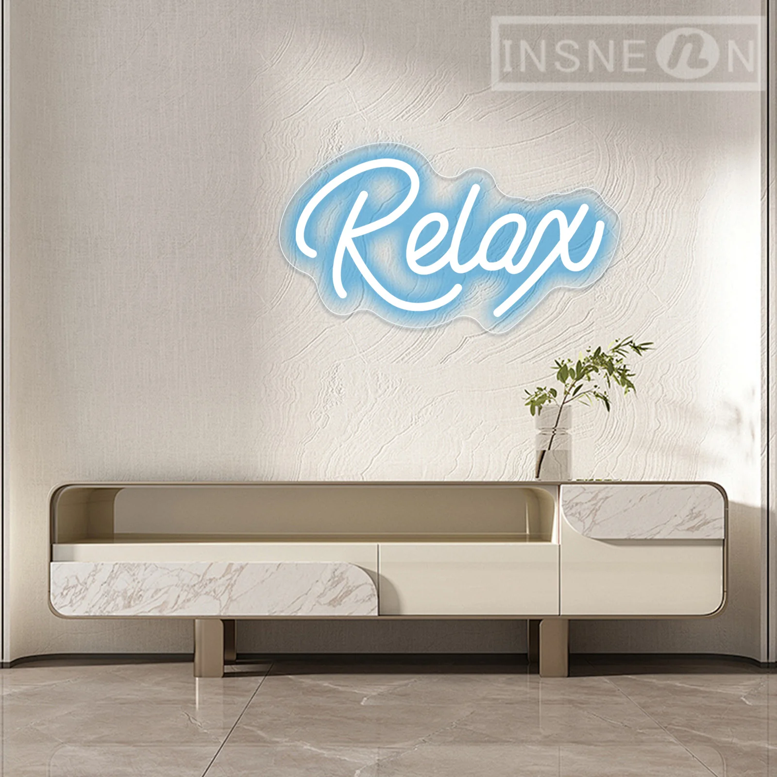 Relax Neon LED Signs, USB Neon Light Up Sign, Bright Acrylic, 3D Art Decor, Bedroom Wall Decor, Party Lamp