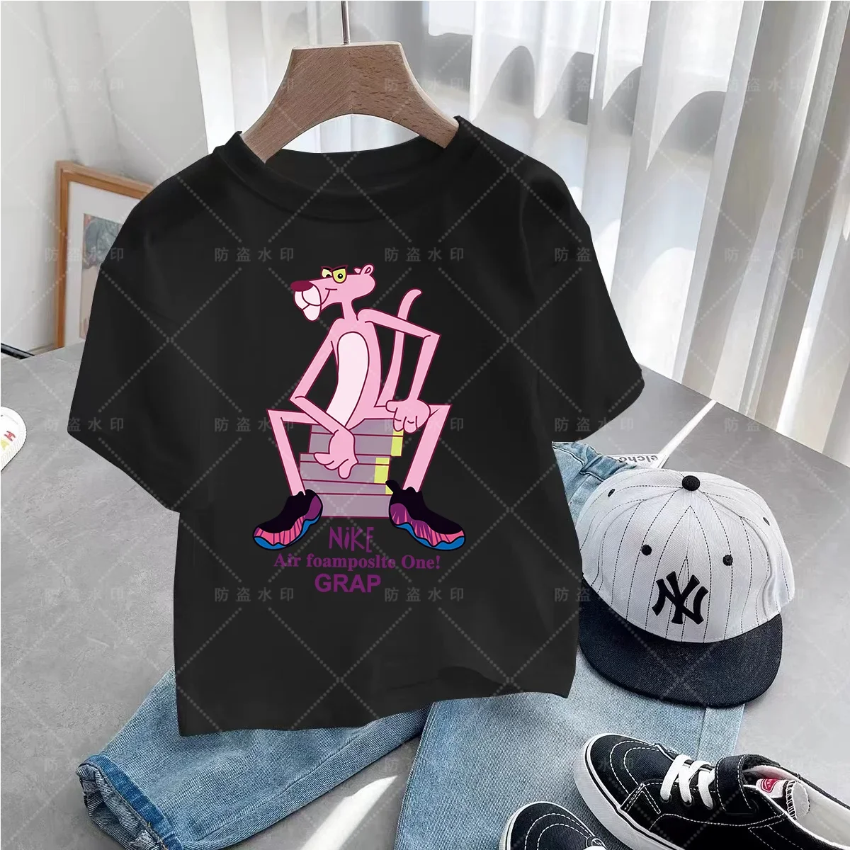 T-shirt da cucito pantera rosa abbigliamento per bambini t-shirt abbigliamento per bambini t-shirt per bambini t-shirt per bambini t-shirt per