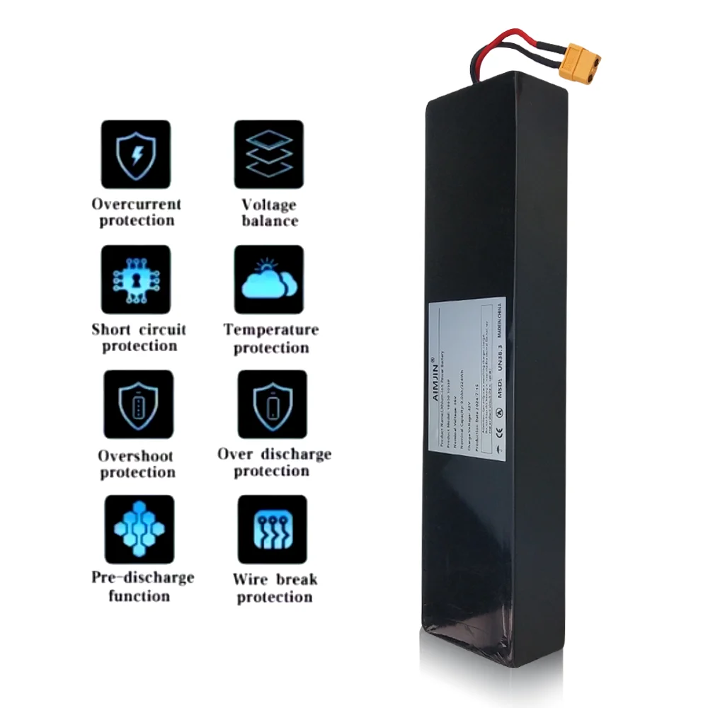 36V 10S3P 9000mAh 18650 rechargeable lithium-ion battery 500W  built-in BMS Suitable for KUGOO S1, S2, S3 Electric Scooters