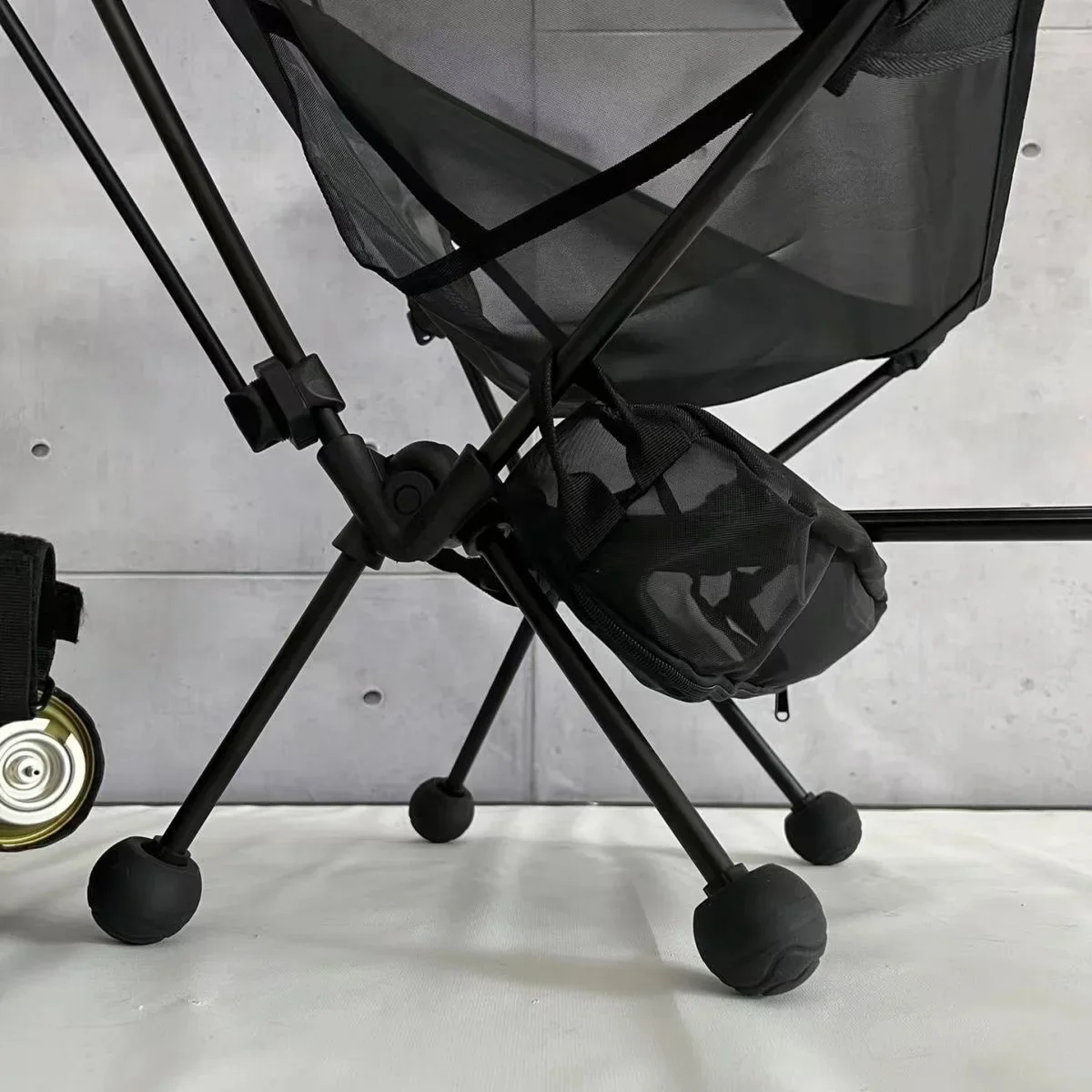 4pcs/1set Outdoor Folding Chair Anti Sinking Ball Folding Chair Accessories Camping Camping Equipment Moon Chair Universal Base