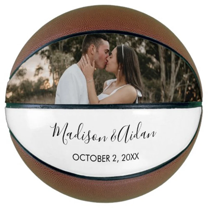 

Photo Wedding Gift Personalized Custom Basketball