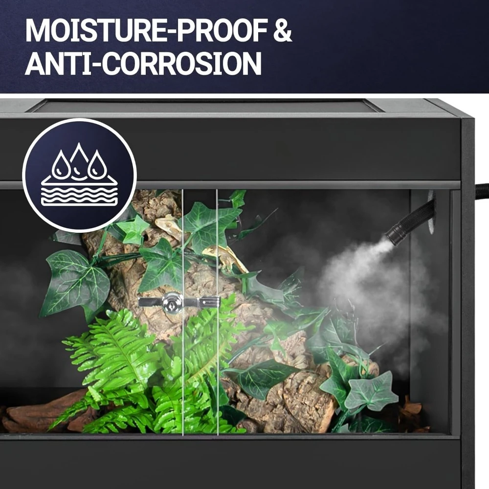 شعبية-68 جالون PVC مرابي الزواحف، 48x18x18 خزانات الزواحف الضميمة لثعبان بيثون الملتحي أبو بريص-البيع الساخن