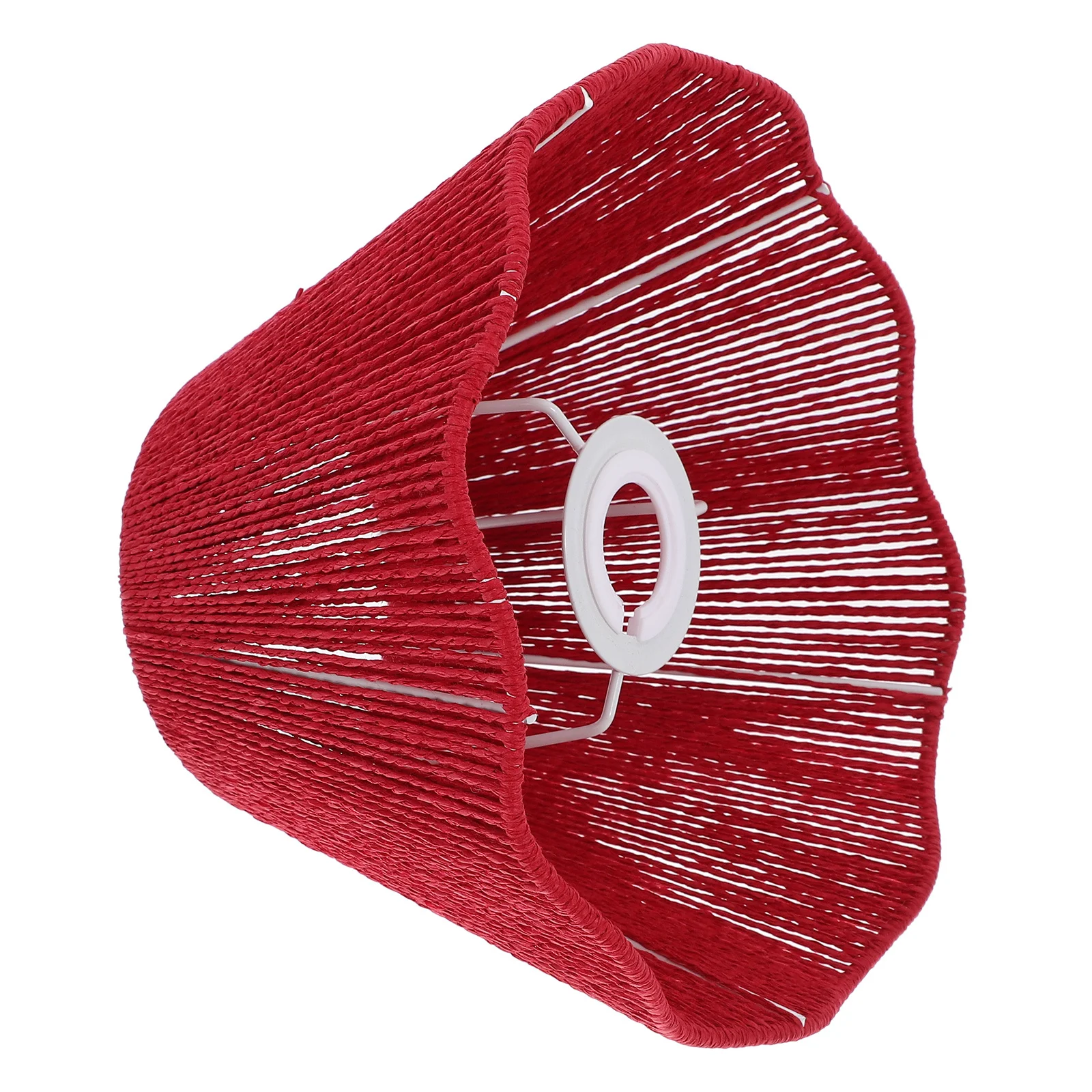 

Paper Rope Lamp Shade Woven Cover For Home Restaurant Cafe Hotel Farmhouse Indoor Outdoor Hanging Ceiling Pendant