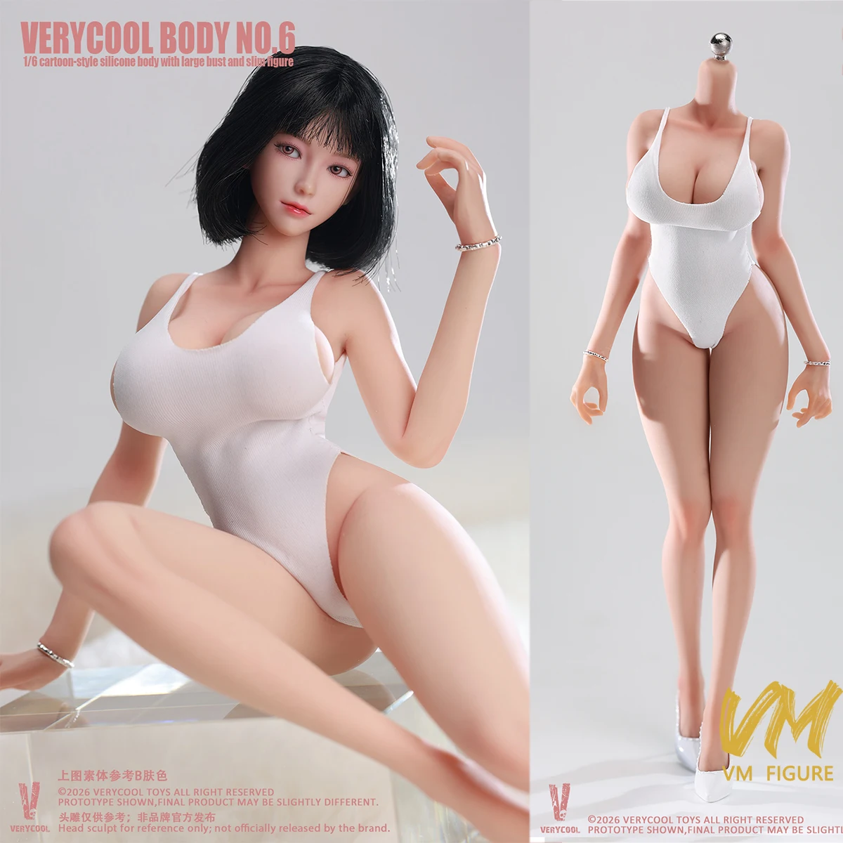 

Коллекционная фигурка-кукла VERYCOOL VCD-06, 1/6, женская, с макияжем, очень большой грудью, тонкой талией, пышными формами, из платинового силикона, 12 дюймов, для солдатских фигурок