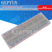 Transparent Breadboard 830 Point Solderless PCB Bread Board MB-102 MB102 Test Develop DIY