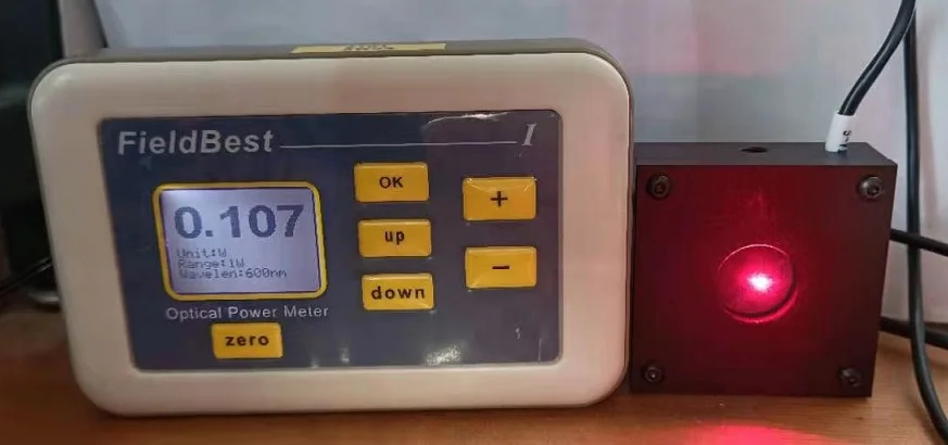 Laser Power Meter, Thermoelectric Type, 6W Range, 1mW Resolution, Fast Response Speed
