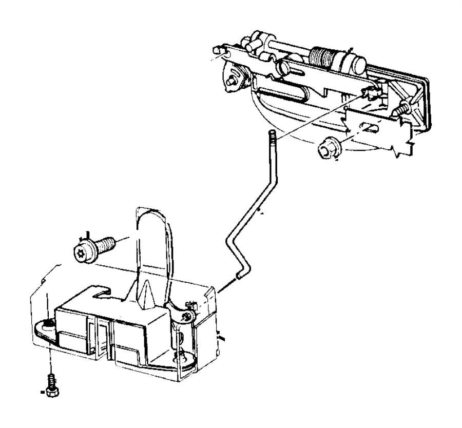 LIFTGATE LATCH fit for jeep grand cherokee 1997 and 1998 04883254