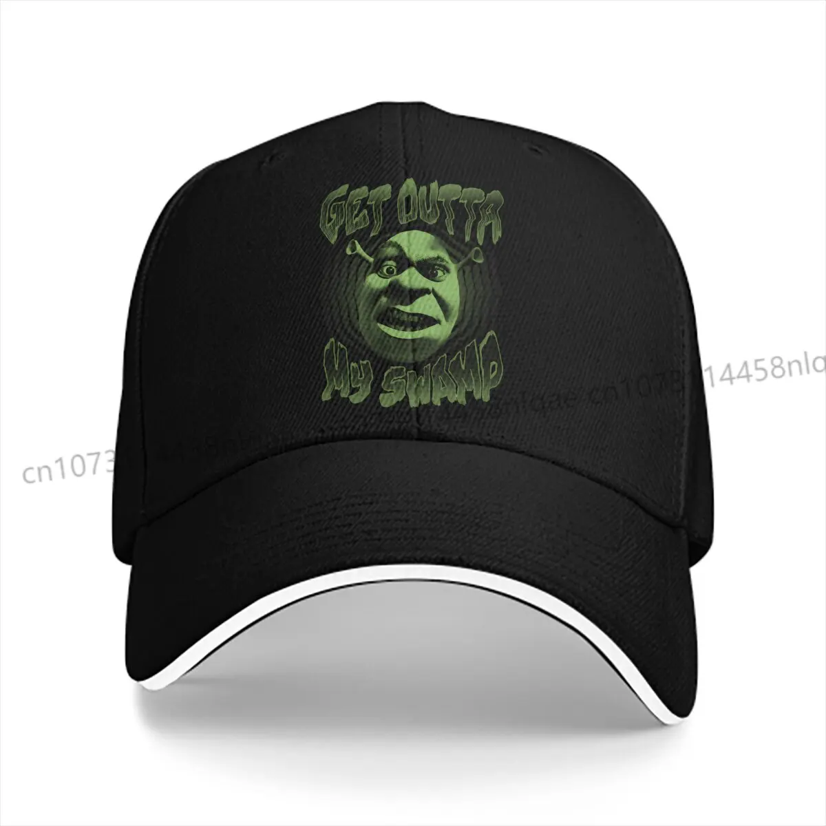 Get Outta My Swamp Green Donkey Shreker Multicolor Hat Peaked Women's Cap Personalized Visor Protection Hats