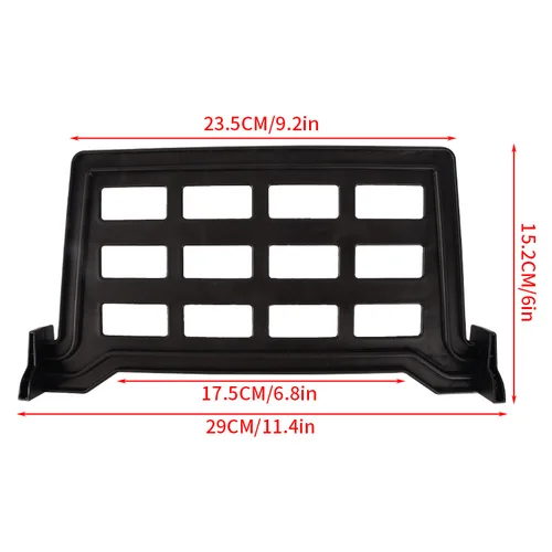 Imagen 2 del producto Separadores traseros debajo del asiento para accesorios Ford Maverick 2022-2025, accesorios organizadores de divisores de espacio de almacenamiento debajo del asiento trasero (2