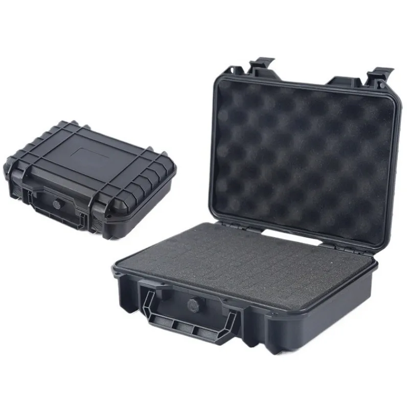 1pc Waterproof Hard Carry Case Bag Tool Case With Pre-cut Sponge Storage Box Safety Protector Organizer Hardware Toolbox