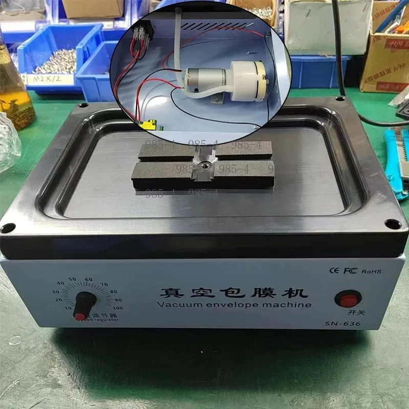 Adjustable Speed High Suction Force Mobile Phone Vacuum Film Coating Machine Explosion-proof Screen Full Film Coating
