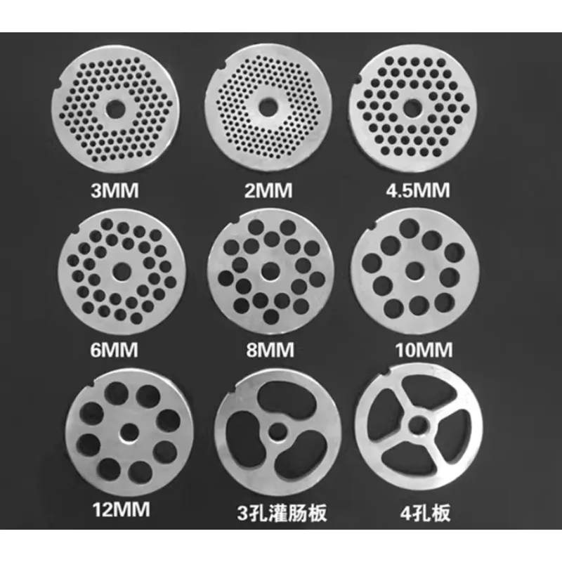 Applicable To 8 Type Meat Grinder Orifice Plate Stainless Steel Cutter Disc Sieve Blade Round Knife Meat Plate Meat Grate