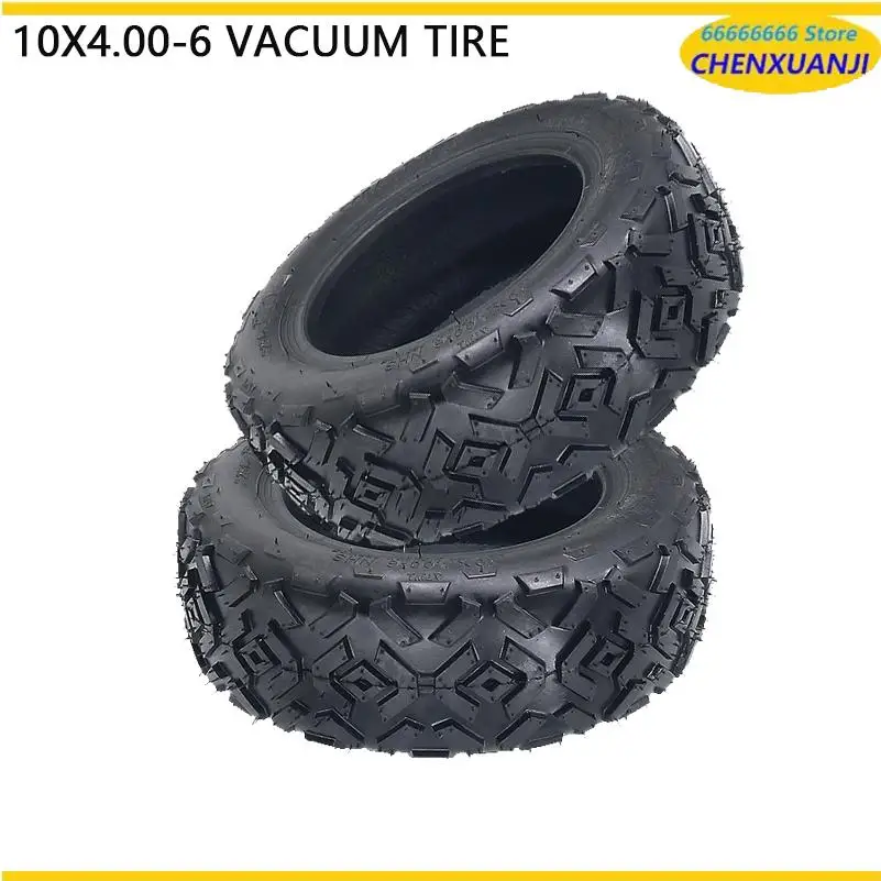 

10X4.00-6 Off road Vacuum Tire Used for Electric Balance Scooter Scooter 10 inch Tire Thickened Outer Anti slip Tire Rubber