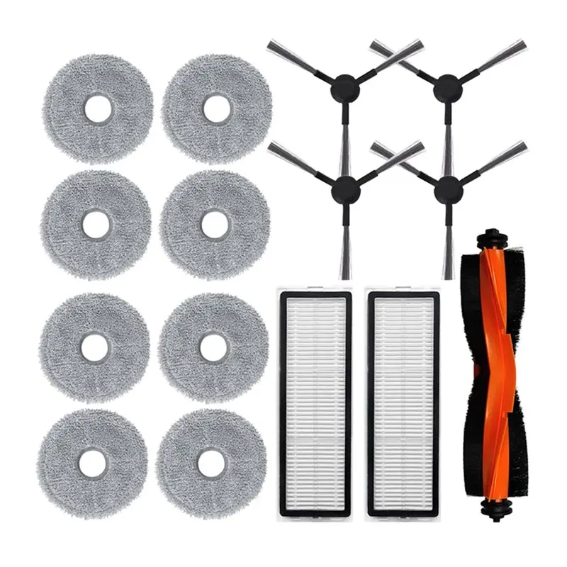 

Y59A For Robot Vacuum X20 Max/D109GL Replacement Parts- Main Side Brush, Hepa Filter, Mop Cloth Accessories