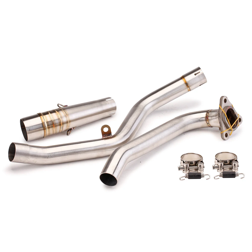 For NC750 2012-2021 Motorcycle Exhaust System Escape Slip On Front Tube Link Pipe Connect Original Muffler