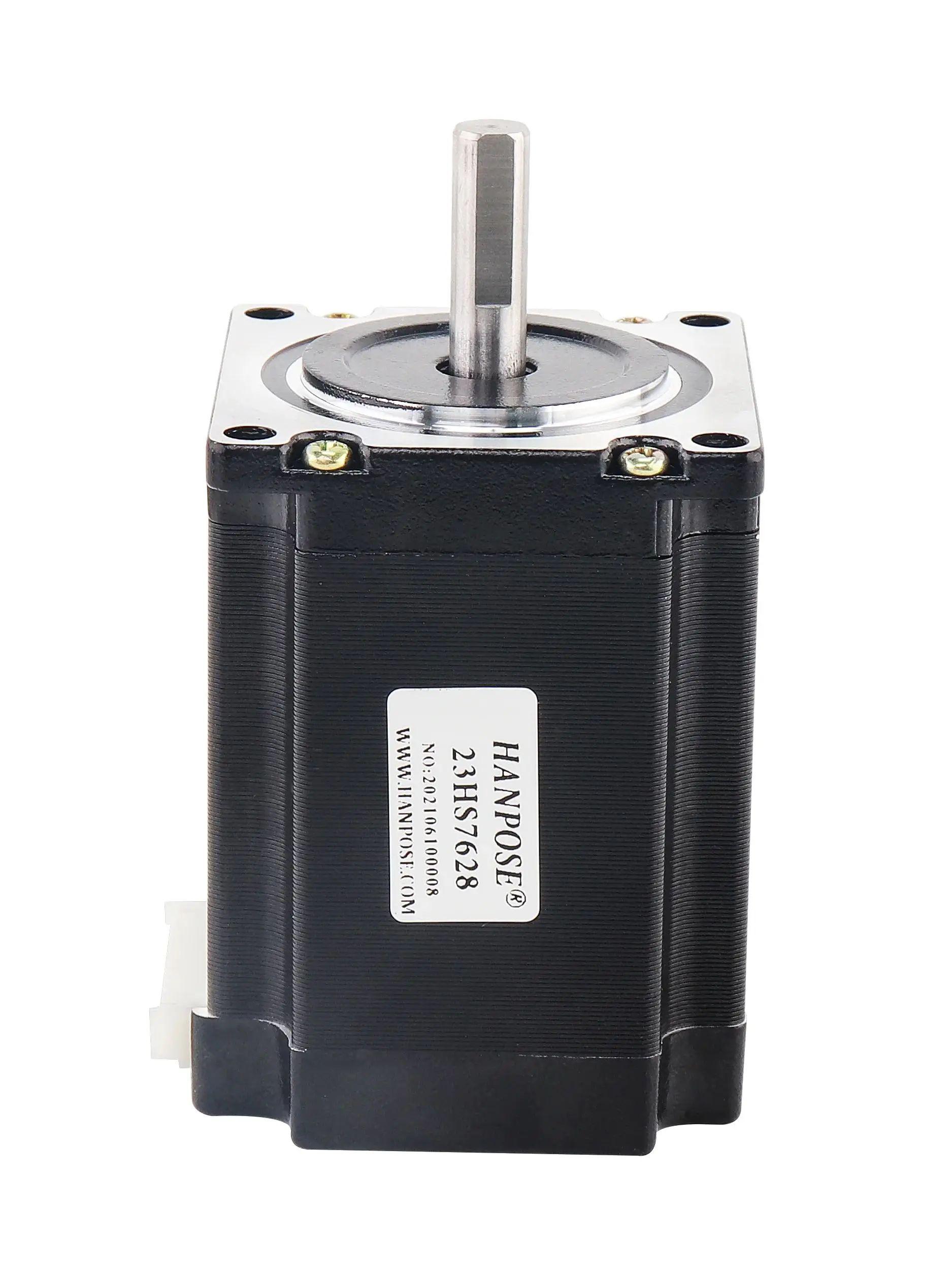 Hanpose 57 Schrittmotor, 2-Phasen, 4-Leiter, Hohes Drehmoment 189 N·cm, 24V, 76 mm, 23HS7628-8, für CNC 3D-Drucker, NEMA23 Schrittmotor