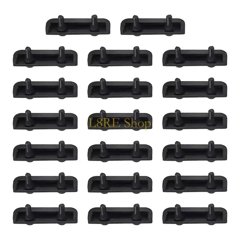 l8re 4/10/20pcsエアフライヤーラバーバンパーエアフライヤー鮮明なプレートエアフライヤーアクセサリー