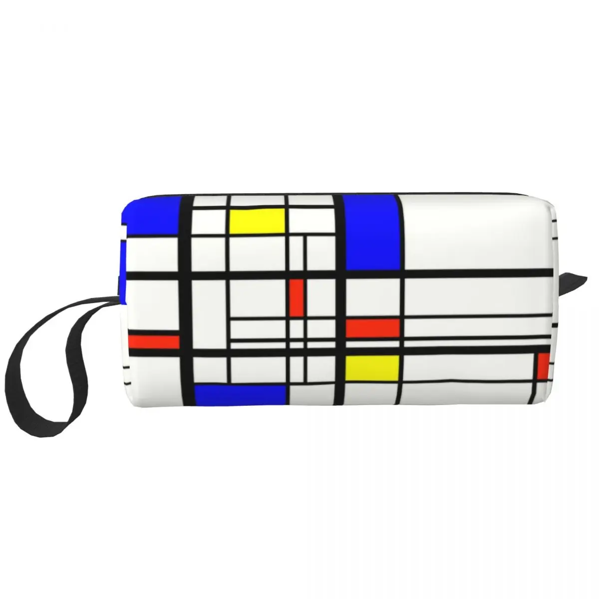 Cute De Stijl Piet Mondrian Travel Toiletry Bag Women Modern Art Makeup Cosmetic Organizer Beauty Storage Dopp Kit