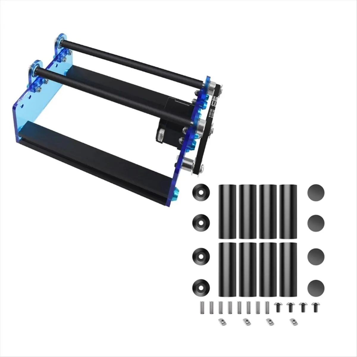 Laser Engraver Rotary Roller Y- Rotary Roller Engraving Module for Engraving Cylindrical Objects Cans DIY Tools